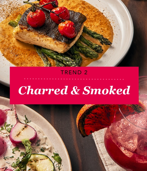 2025 trend 2 charred and smoked