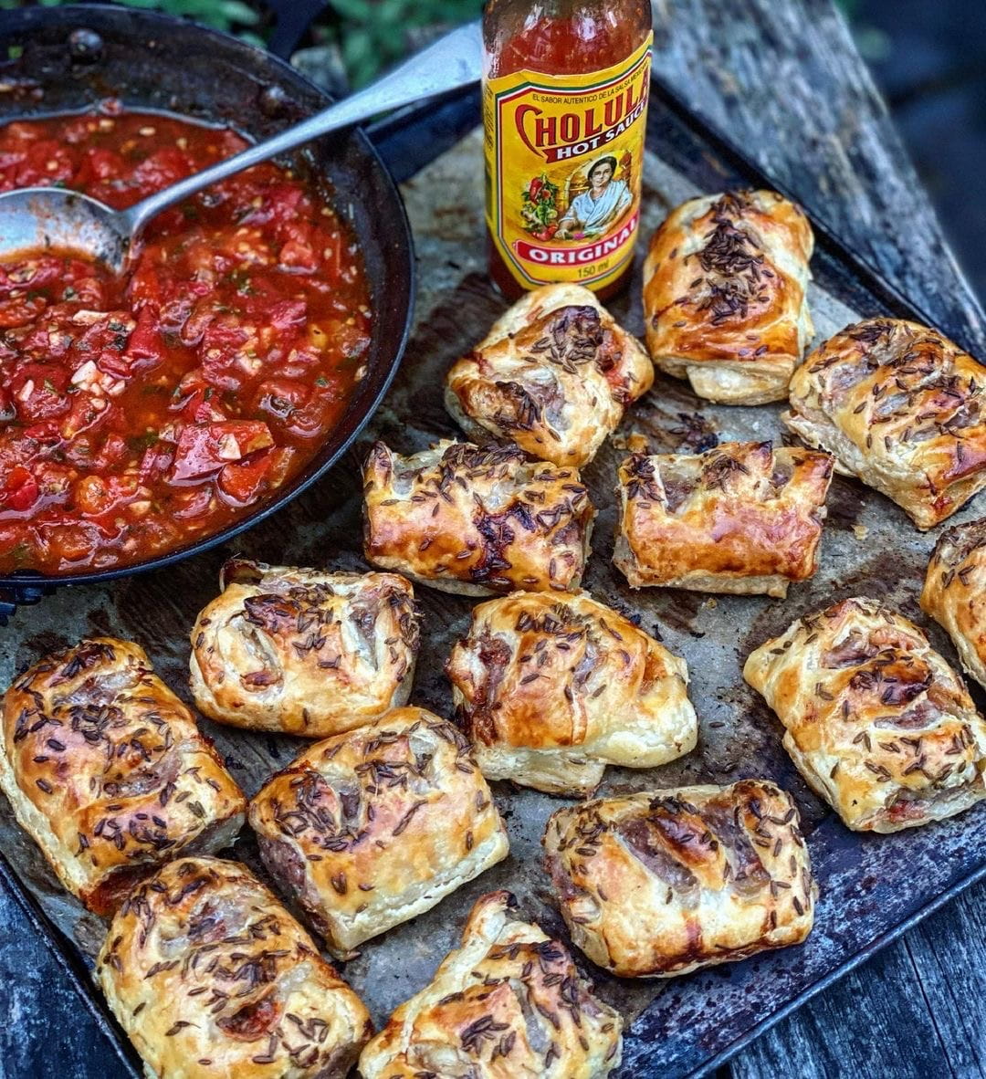 Cholula-Sausage-Rolls