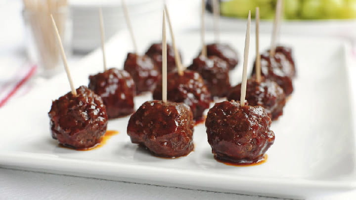 American Spicy Meatball Kebabs