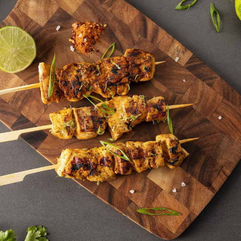Cajun Chicken Kebabs