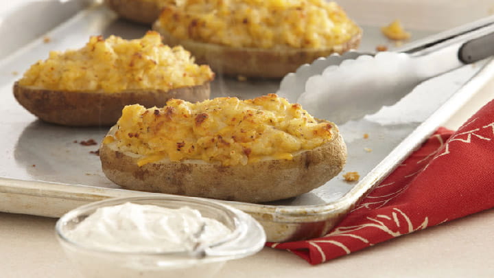 Cheesy Baked Potatoes
