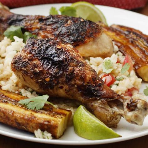 Cinnamon Chicken with Hazelnut Bulgur Wheat