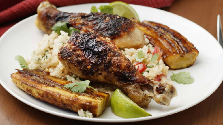 Cinnamon Chicken with Hazelnut Bulgur Wheat