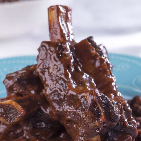 Cocoa-Rubbed Ribs with Passion Fruit BBQ Sauce