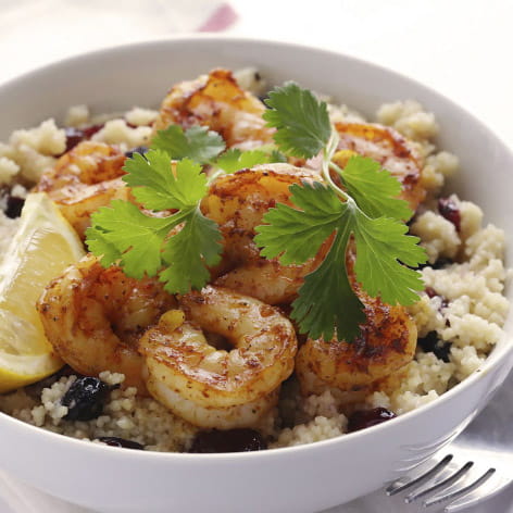 Lemongrass and Sriracha Prawns