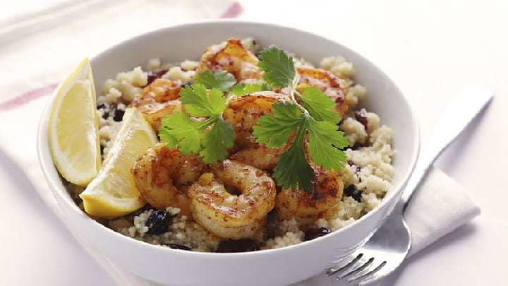 Lemongrass and Sriracha Prawns