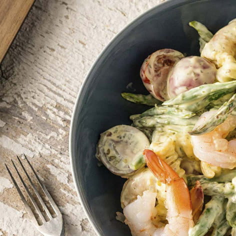 Old Bay Prawn and Crab Salad