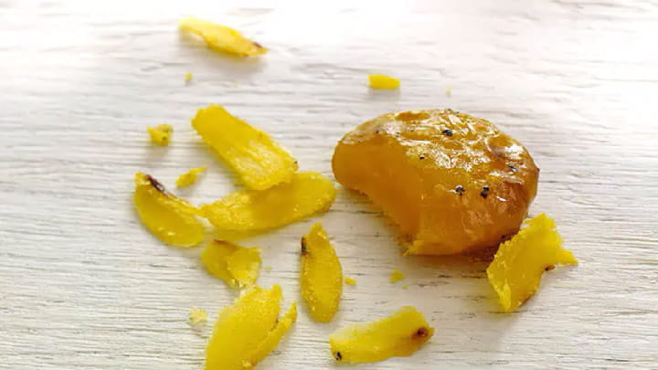 Spicy Salt Cured Egg Yolks