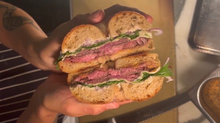 Montreal Steak Ribeye Bagel