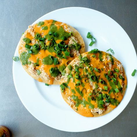 Prawn Toast Tostada